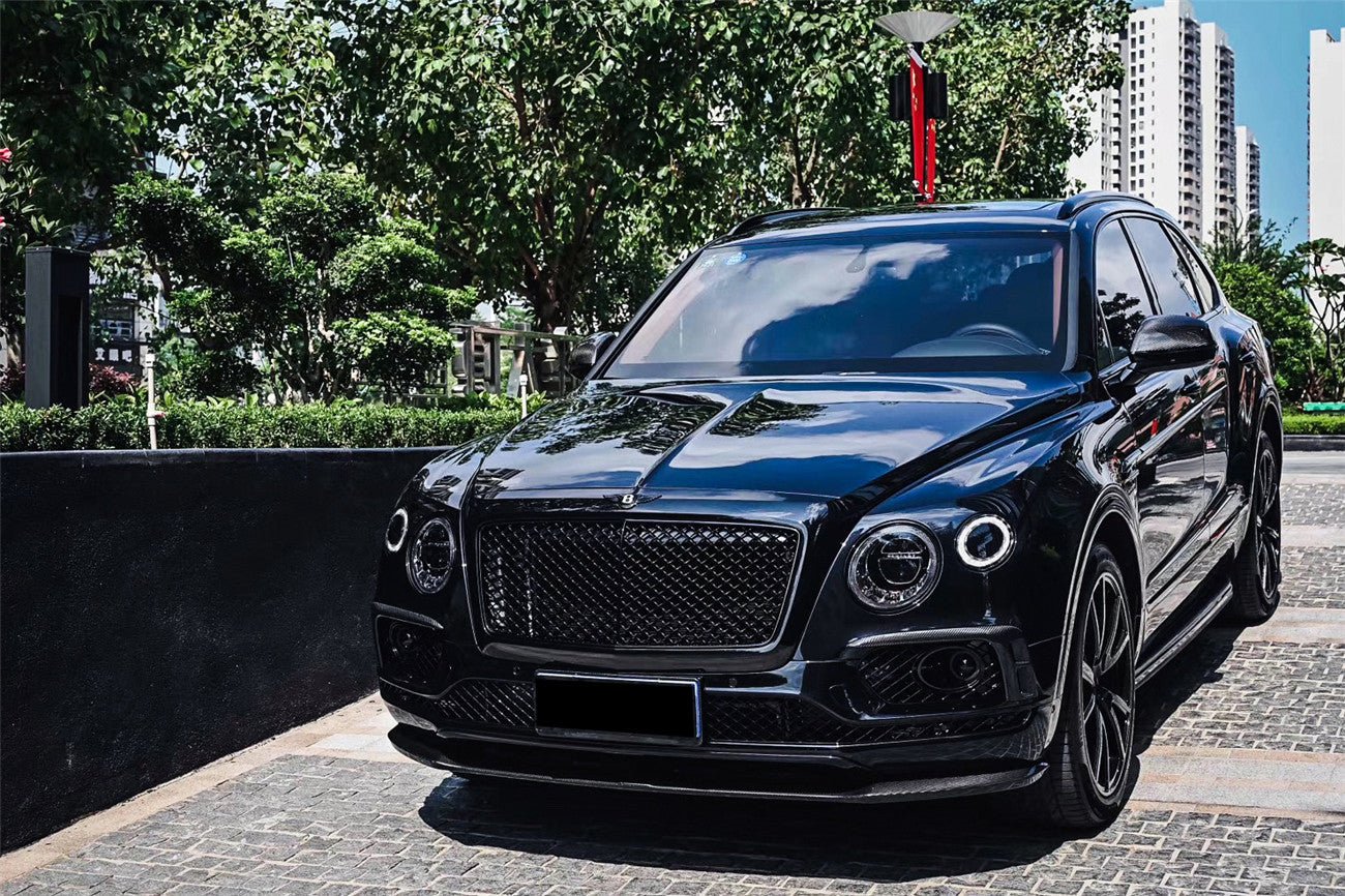 2016 - 2019 Bentley Bentayga OD Style Carbon Fiber Front Lip